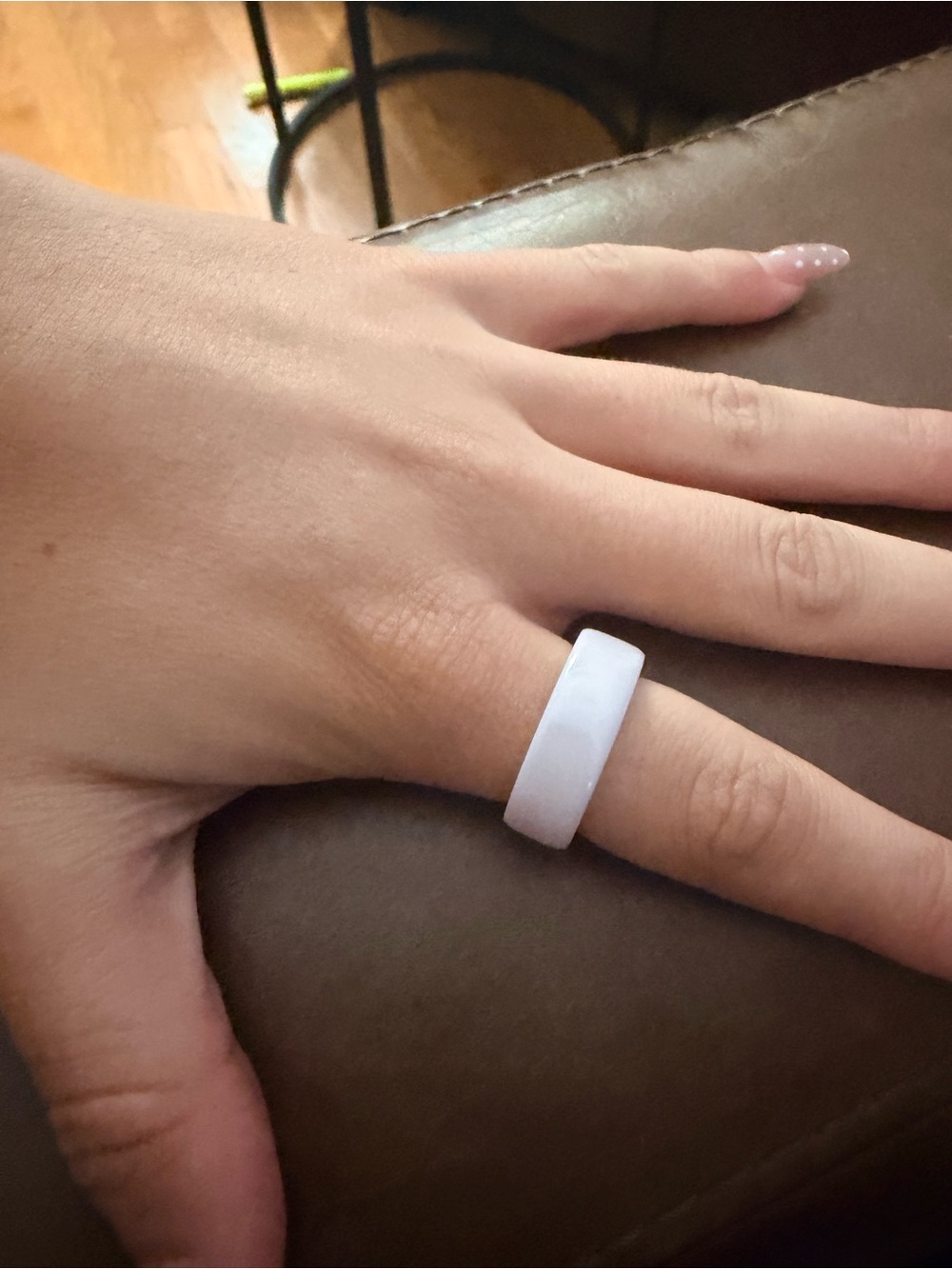Oura Ring 4 Ceramic color Petal sz 9